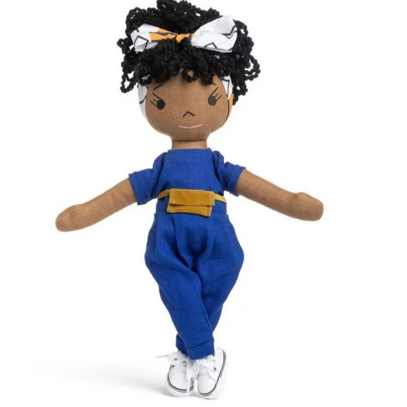 HARPERIMAN- HarperIman Mia 14'' Plush Linen Doll - Picture 2 of 4